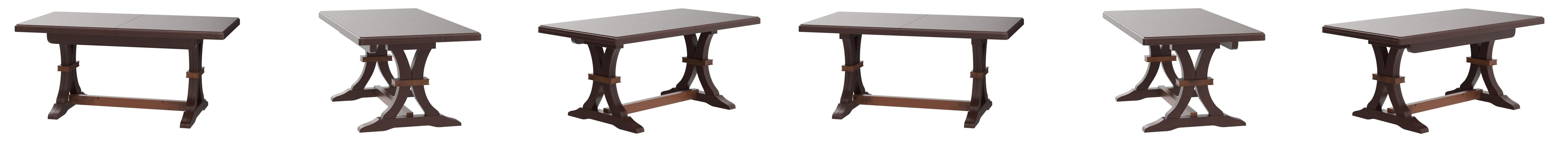 MOBILI 2G - Tavolo Fratino Allungabile In Legno Tinta Noce Bassano Arte Povera 180x85 Sala e Taverna (485)
