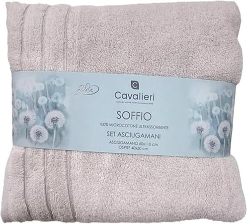 Asciugamano Soffio ! Jolie: Coppia Viso + Bidet, Spugna 550gr/mq