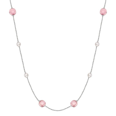Collana lunga MORELLATO donna Gemma perla arg. 925 / rosa
