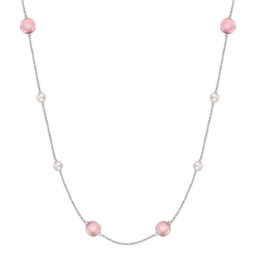 Collana lunga MORELLATO donna Gemma perla arg. 925 / rosa