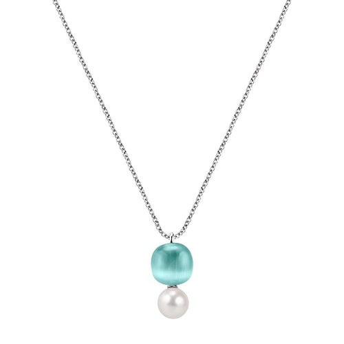 Collana MORELLATO donna Gemma perla Arg. 925 / azzurro