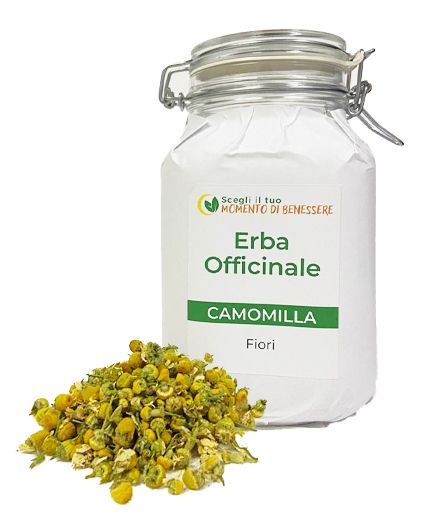 Tisana di camomilla fiori matricaria calmante, rilassante, contro ansia, disturbi gastrointestinali da 50g e 100g