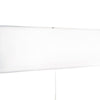 Applique Contemporanea Pioppo Acciaio Cromo Vetro 1 Luce E14