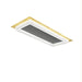 Plafoniera led Promoingross SQUARE R50 GF NE switch lampada soffitto moderno