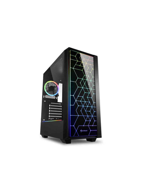 CASE Sharkoon GAMING RGB LIT 100 ATX VETRO TEMPERATO NO ALIMENTATORE