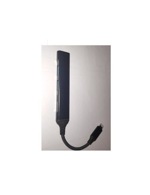 HUB 4 PORTE SLIM 3X USB3.0 + LIGHTNING (LE-121)