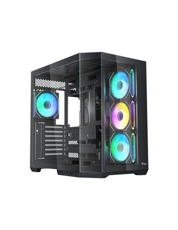 CASE GAMING DARK CAVE AKU - NO ALIMENTATORE - ARGB FAN - NERO (ITGCADCAKB)