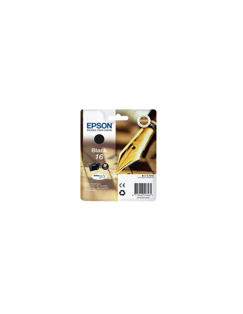 CARTUCCIA ORIGINALE EPSONT T1621 C13T16214012 BK