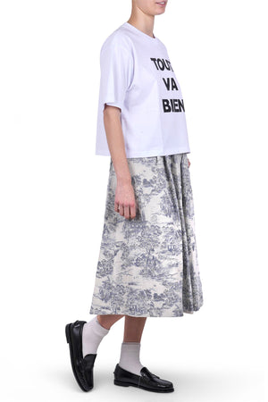 8PM 8pm - Gonna - 470450 - Panna/Blu da donna