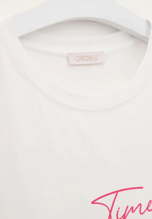 Oroblu T-Shirt Girocollo Estiva da Donna VOBT67356 S40 - Passarelli Biancheria