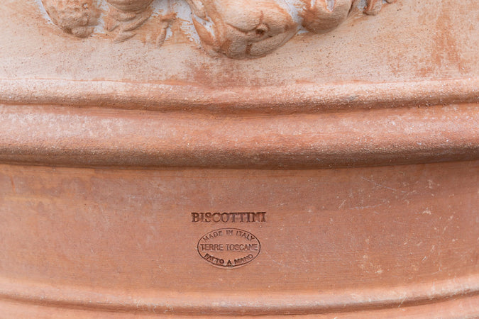 Biscottini Vaso in Terracotta 100% Made in Italy interamente Lavorata a Mano