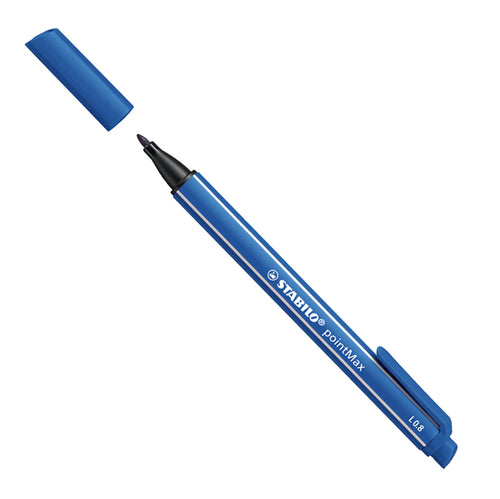 Pennarello Point Max Punta 0,8Mm Blu Stabilo