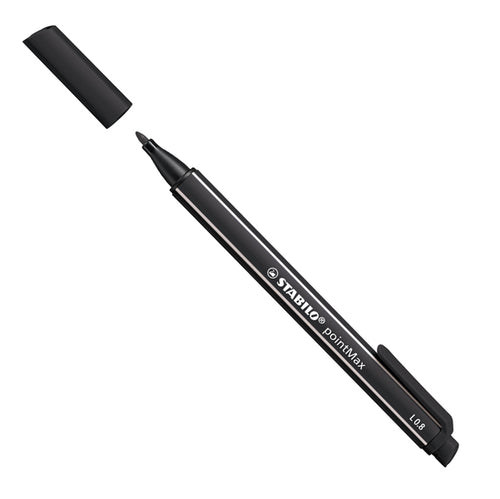 Pennarello Point Max Punta 0,8Mm Nero Stabilo