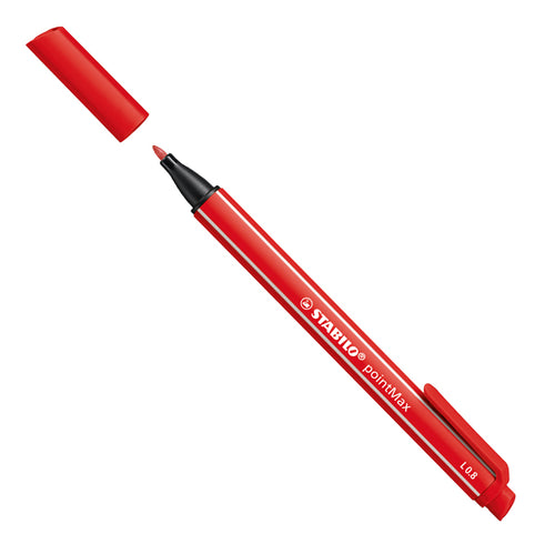 Pennarello Point Max Punta 0,8Mm Rosso Stabilo