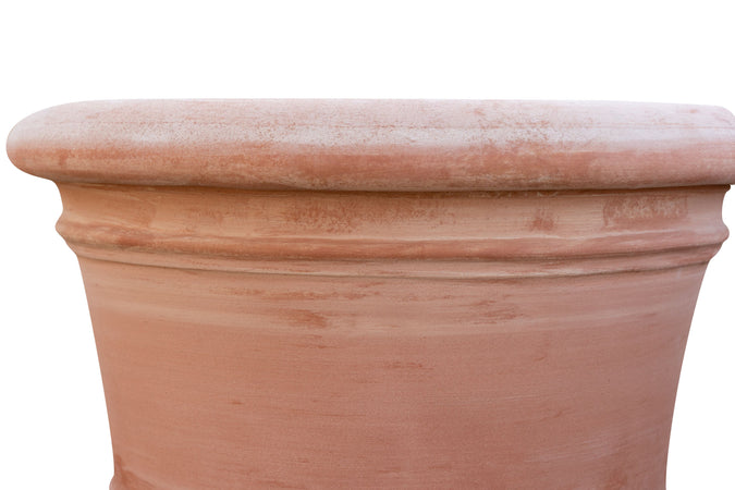 Biscottini Biscottini Vaso Orcio Conca 60x60x53 Terracotta Toscana Fatto a Mano Antigelivo