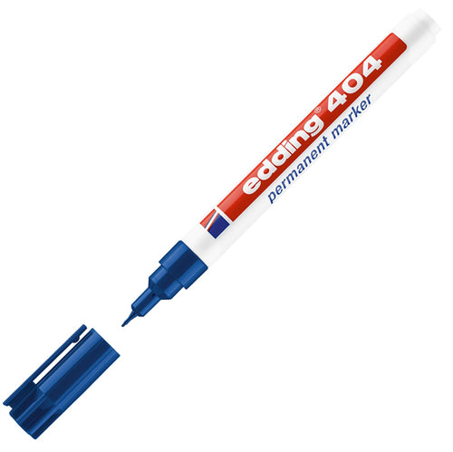 Marcatore Permanente Extra-Fine Edding 404 Punta 0,75Mm Blu