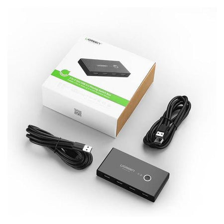 UGREEN Box Condivisione 2 PC in 4 periferiche USB 2.0