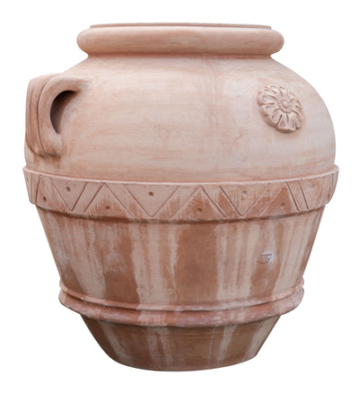 Biscottini Orcio Toscano invecchiato in terracotta toscana 100% Made in Italy interamente Lavorata a Mano L100xPR94xH100 cm