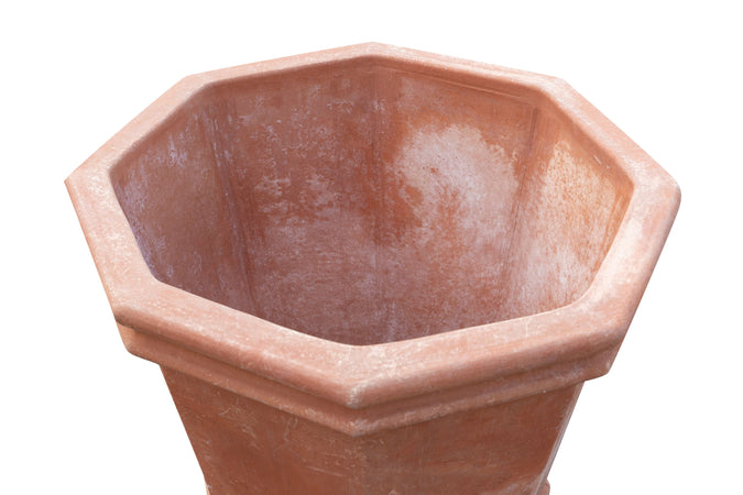 Biscottini Vaso Orcio Biscottini Terracotta Lavorato a Mano Made Italy Antigelivo 80x80x60