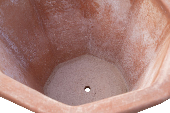 Biscottini Vaso Orcio Biscottini Terracotta Lavorato a Mano Made Italy Antigelivo 80x80x60