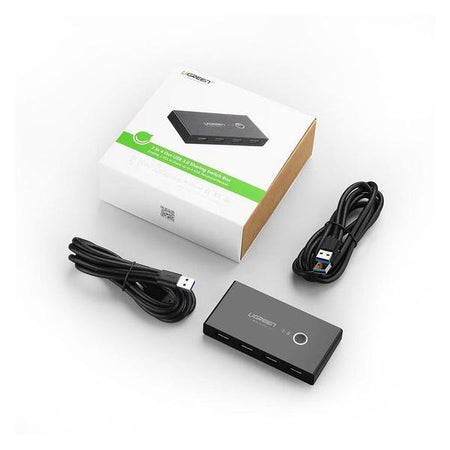 UGREEN Box Condivisione 2 PC in 4 periferiche USB 3.0