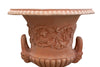 Biscottini Vaso Toscano invecchiato in terracotta toscana 100% Made in Italy interamente Lavorato a Mano L60xPR60xH72 cm