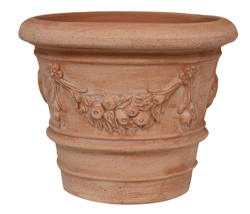 Biscottini Vaso in Terracotta 100% Made in Italy interamente Lavorata a Mano realizzato