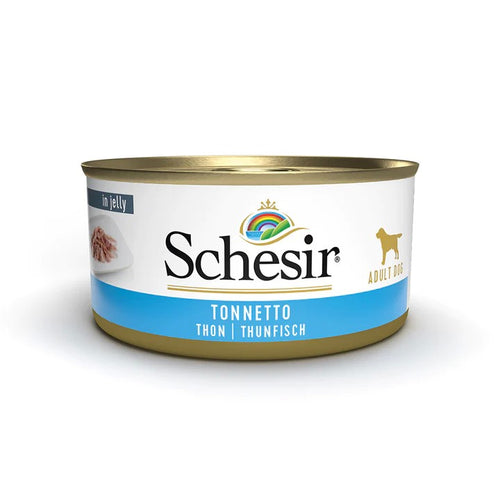 Schesir Jelly Adult Tonnetto Scatoletta per Cani Adulti 150gr