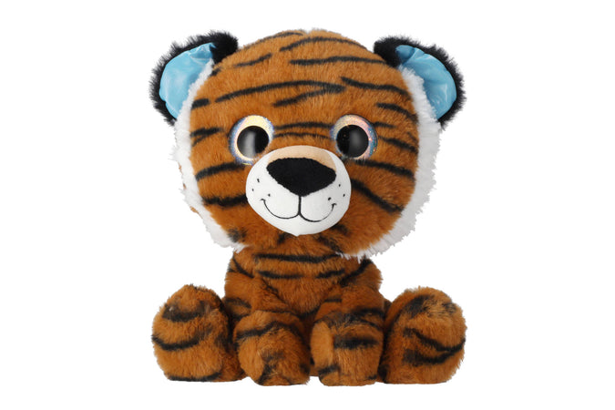 Pelux Animali Occhi Glitter 23cm 6 Assortimenti