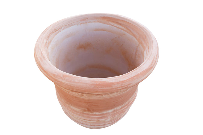 Biscottini Vaso Orcio Biscottini Terracotta Fatto a Mano 80x68 Made Italy Antigelivo