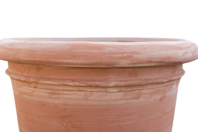 Biscottini Vaso Orcio Biscottini Terracotta Fatto a Mano 80x68 Made Italy Antigelivo