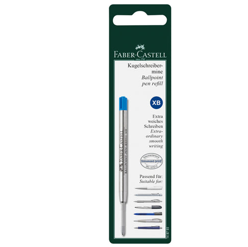 Blister Refill Xb Blu Per Penna Poly Ball Faber Castell
