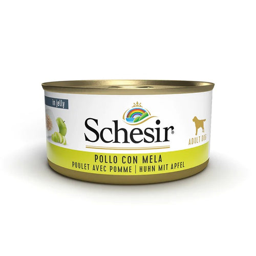 Schesir Jelly Adult Pollo con Mela Scatoletta per Cani Adulti 150gr