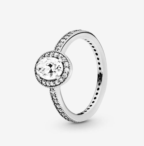 Pandora Anello Punto Luce ovale scintillante