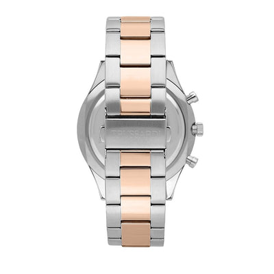 Orologio TRUSSARDI uomo T-logo multi funzione bicolore / blu