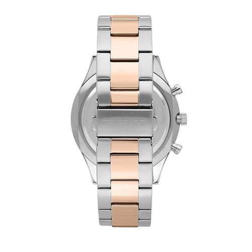 Orologio TRUSSARDI uomo T-logo multi funzione bicolore / blu