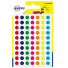 Blister 420 Etichetta Adesiva Tonda Psa Col.Ass. D8Mm Avery