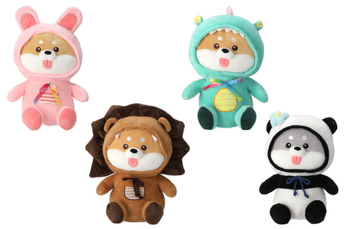Pelux Cane con Tutina Animale 32cm 4 Modelli Assortiti
