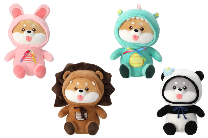 Pelux Cane con Tutina Animale 32cm 4 Modelli Assortiti