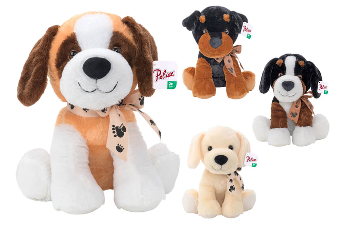 Pelux Cane Seduto 35cm 4 Assortimenti