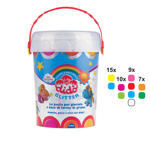 Vaso 100 Salsicciotti didò Glitter 50Gr