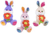 Peluche Coniglio Seduto con Fiore 23cm