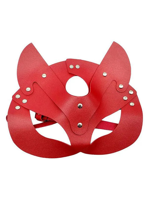 Cat Maschera PVC Rosso