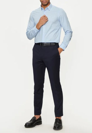 calvin klein CAMICIA POPLIN STRETCH SLIM SHIRT da uomo