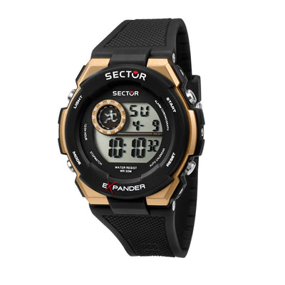 Orologio SECTOR unisex Ex-10 Digital nero / oro rosa