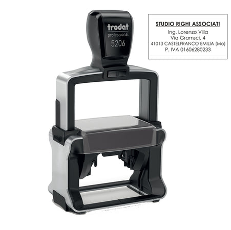 Timbro Professional 5203 49X28Mm 7Righe Personaliz Autoinch. Trodat