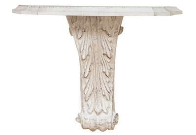 Biscottini MENSOLA A MURO IN LEGNO FINITURA BIANCO ANTICATO L30XPR15XH23 CM MADE IN ITALY