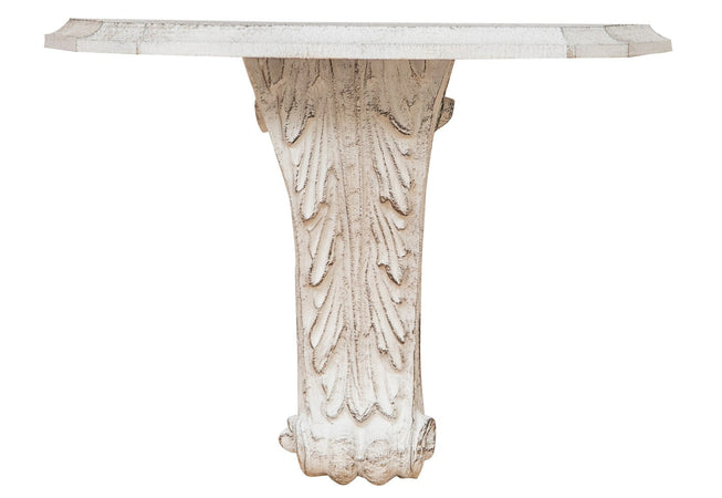 Biscottini Mensola Muro Legno Biscottini Bianco Anticato 30x15x23 Made Italy Design Shabby