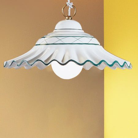 Lampadario saliscendi Due P illuminazione 2382 S E27 LED ceramica lampada soffitto sospensione