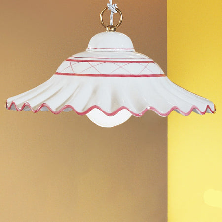 Lampadario saliscendi Due P illuminazione 2382 S E27 LED ceramica lampada soffitto sospensione